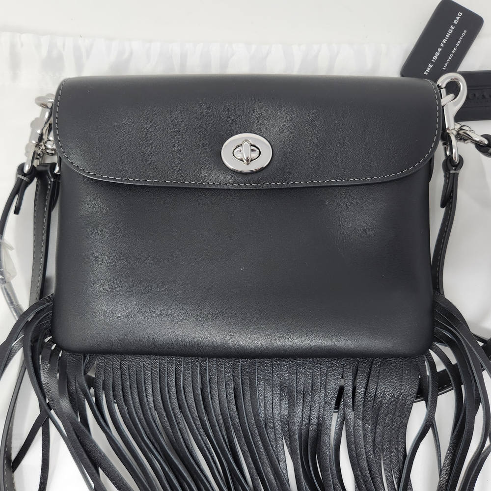 1964 Limited Re-Edition  Glovetanned Leather Fringe Shoulder Bag